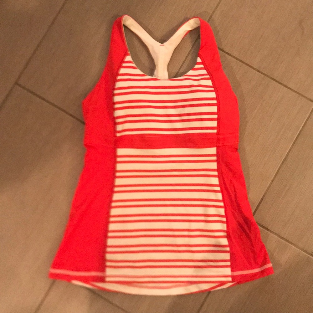 Lulu Racerback Striped Top